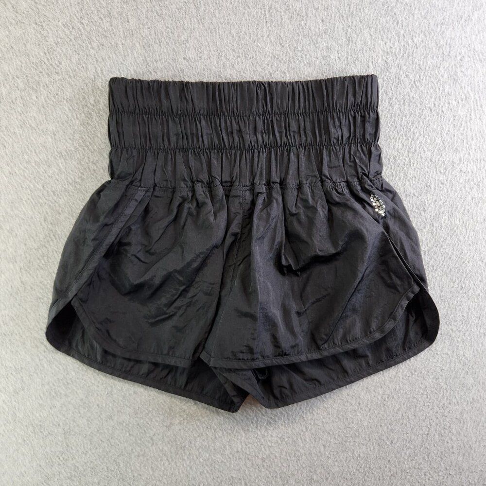Free People Movement Shorts Womens XSP Black The Way Home High Rise Lined FP - Picture 15 of 15